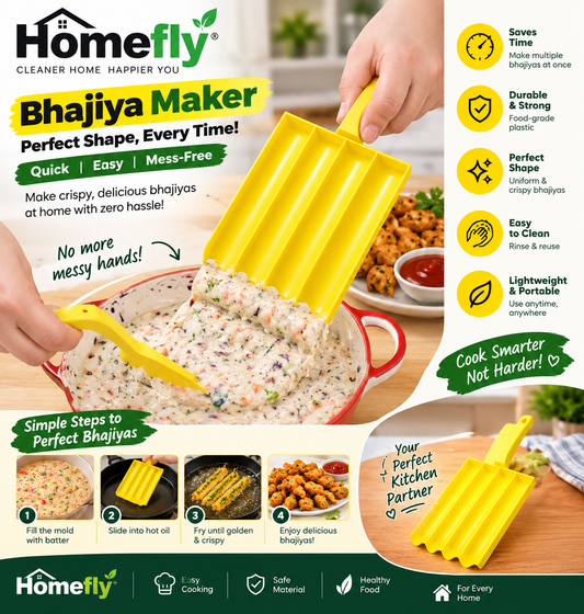 STOP MAKING MESSY BHAJIYAS! 🔥 PERFECT BHAJIYAS IN MINUTES WITH HOMEFLY