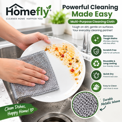 DIRTY COOKER? DESTROY TOUGH GREASE FAST! 💥 | Homefly Cleaning Cloth